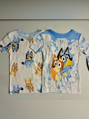 Bluey Short Sleeve Pajama Tops